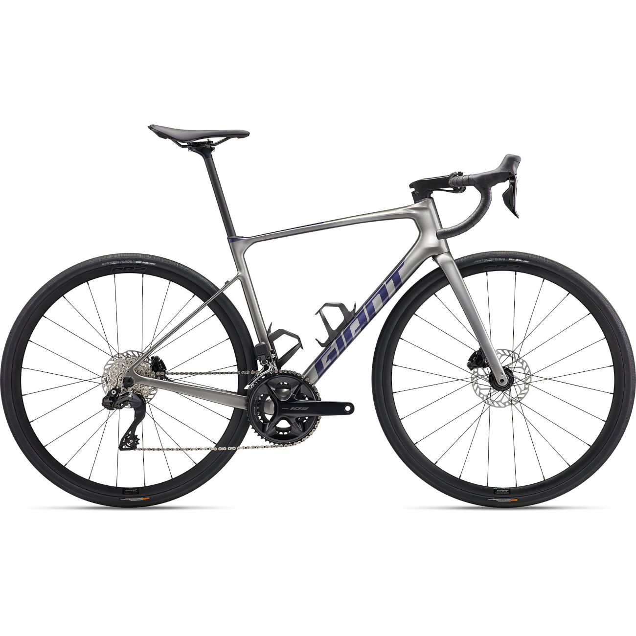 Maanteeratas GIANT Defy Advanced 1, Charcoal/Milky Way (M/L)