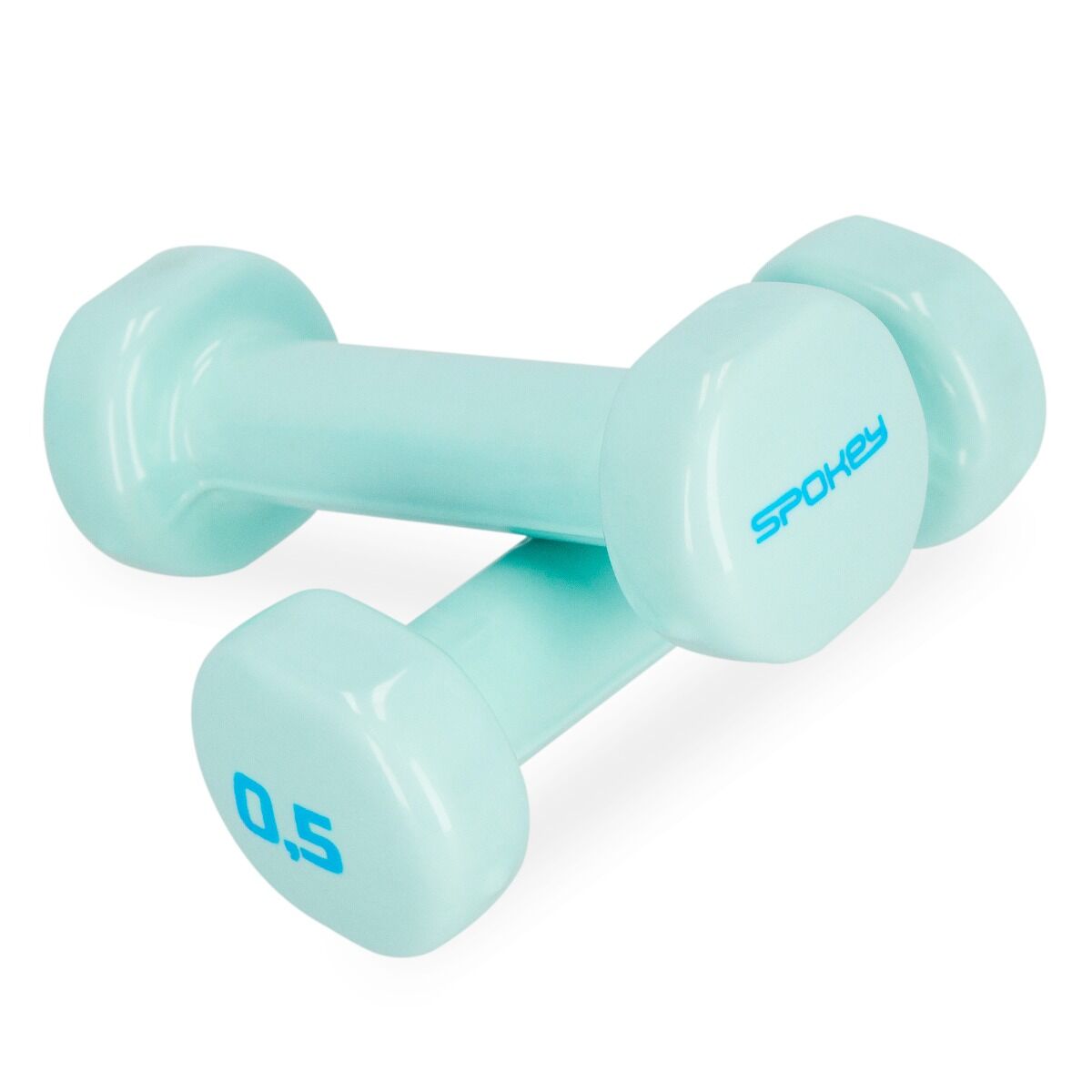 Hantlid SPOKEY Shape 2x0.5 kg, helesinised - Image 2