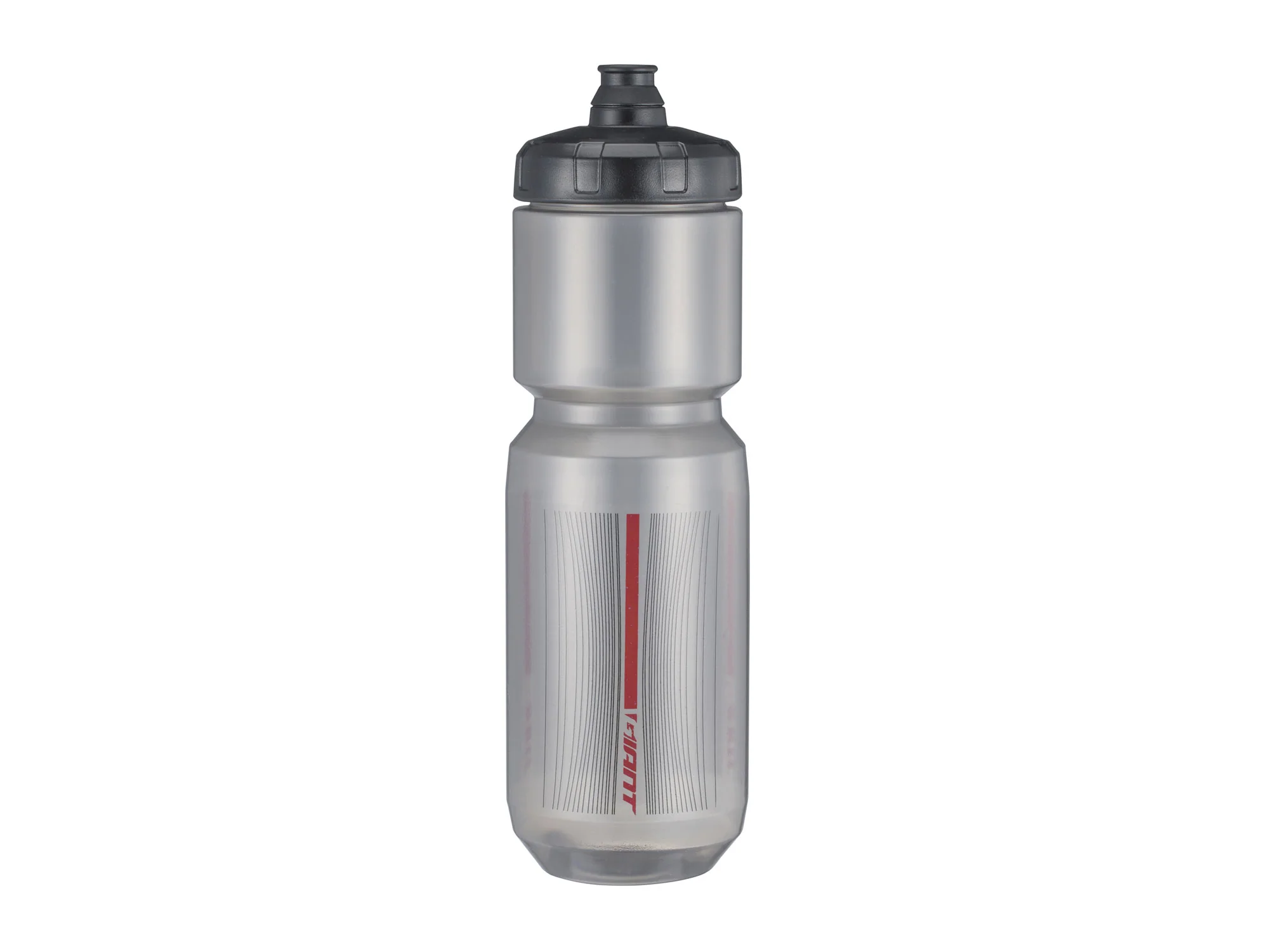 Joogipudel GIANT DOUBLESPRING 750ML Transparent Black/Red, läbipaistev-must-punane