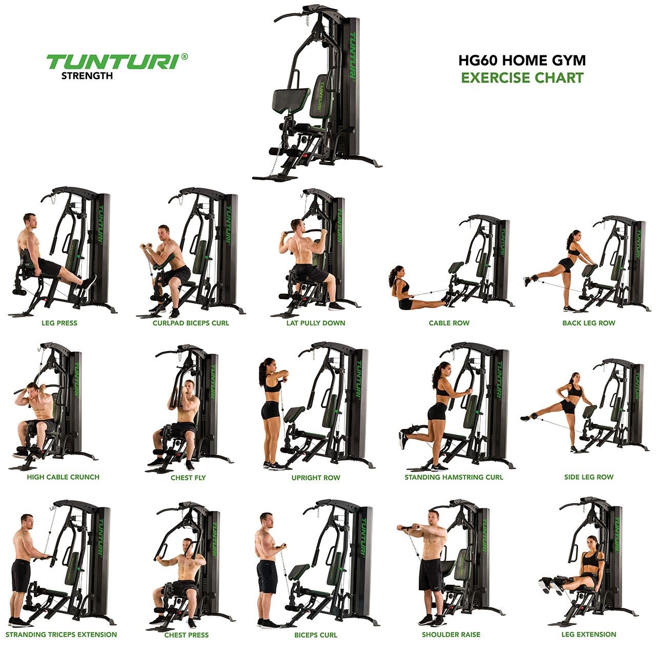 Jõupink Tunturi HG60 Home Gym - Image 7