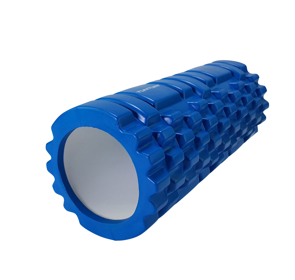 Massaažirull TUNTURI Yoga Foam Grid Roller 33cm, sinine - Image 6