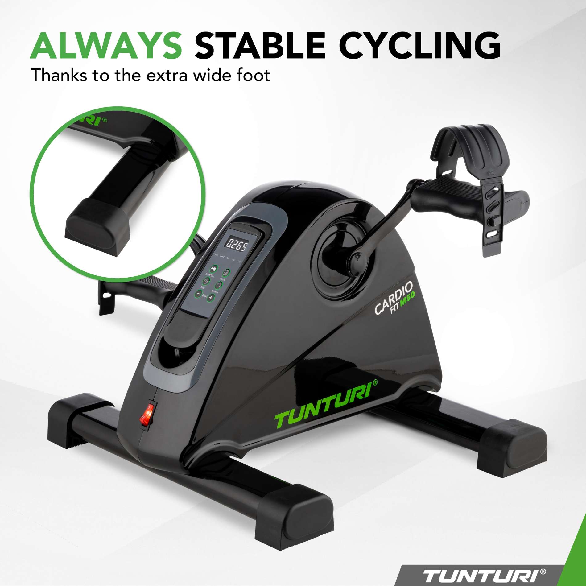 Miniratas mootoriga TUNTURI Cardio Fit M50 Minibike Motorized - Image 6