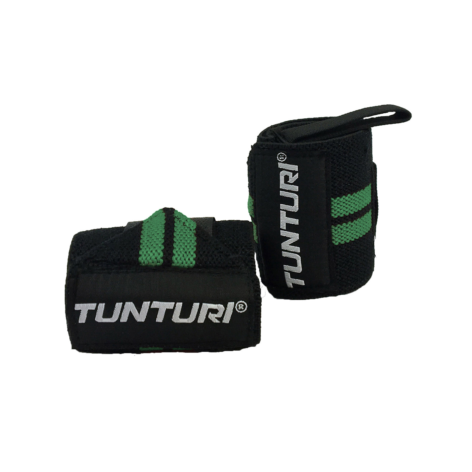 Randmerihmad TUNTURI Wrist Wraps, rohelised