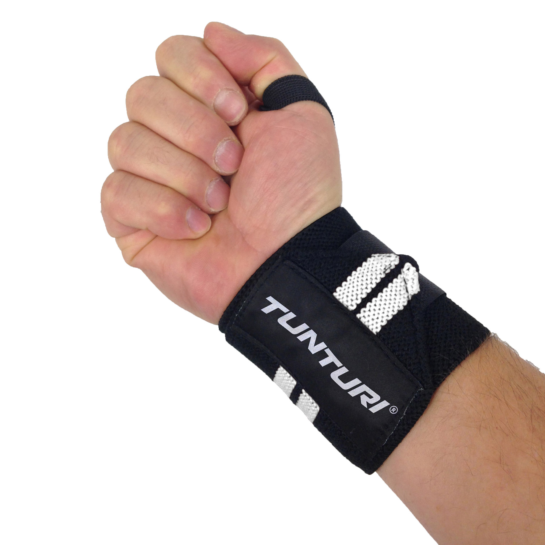 Randmerihmad TUNTURI Wrist Wraps, valged - Image 4
