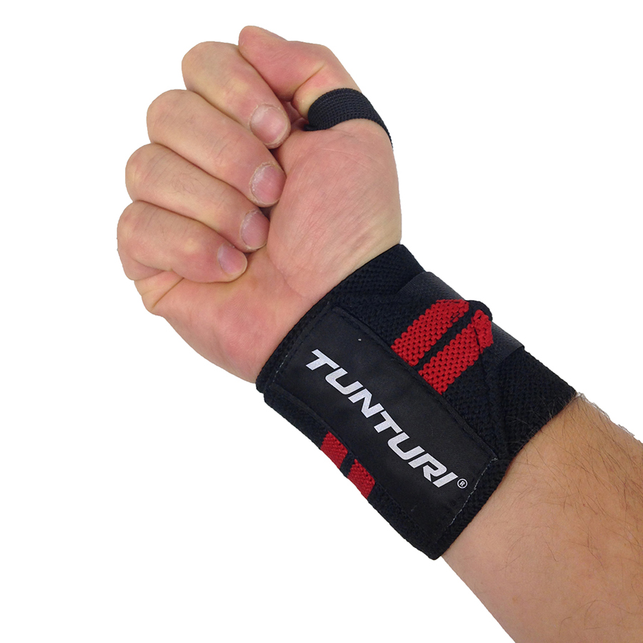 Randmerihmad Tunturi Wrist Wraps, punane - Image 2