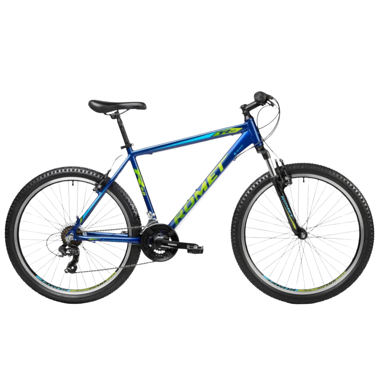 Jalgratas ROMET Rambler R6.0, 26" sinine-roheline (S)