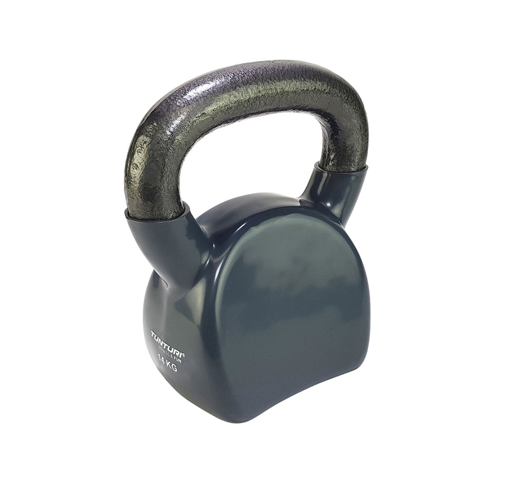 Sangpomm TUNTURI Vinyl Kettlebell 14kg, hall - Image 5