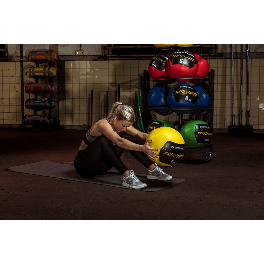 Topispall Tunturi Wall Ball 10 kg, roheline - Image 6