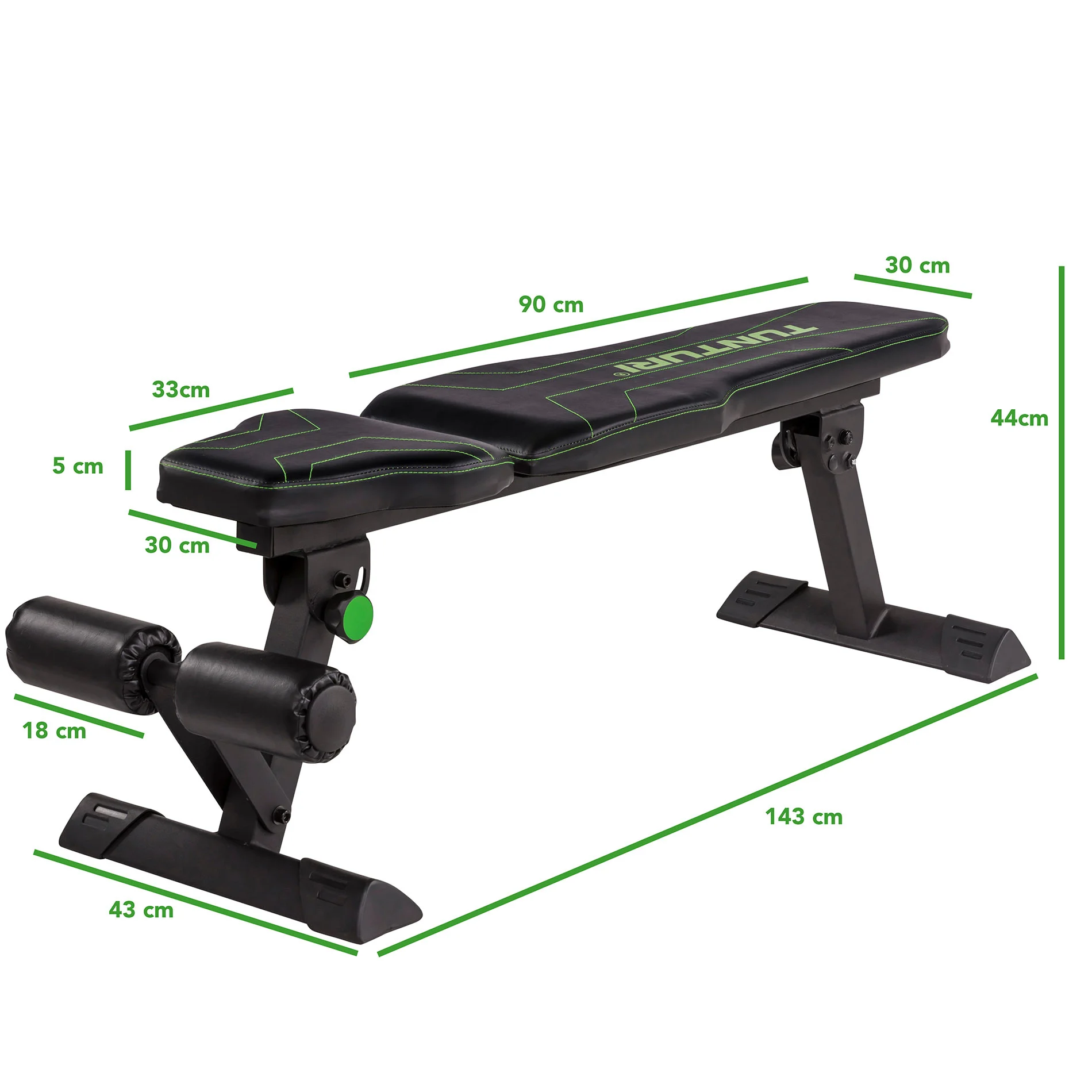 Tõstepink TUNTURI FB80 Flat Bench - Image 2