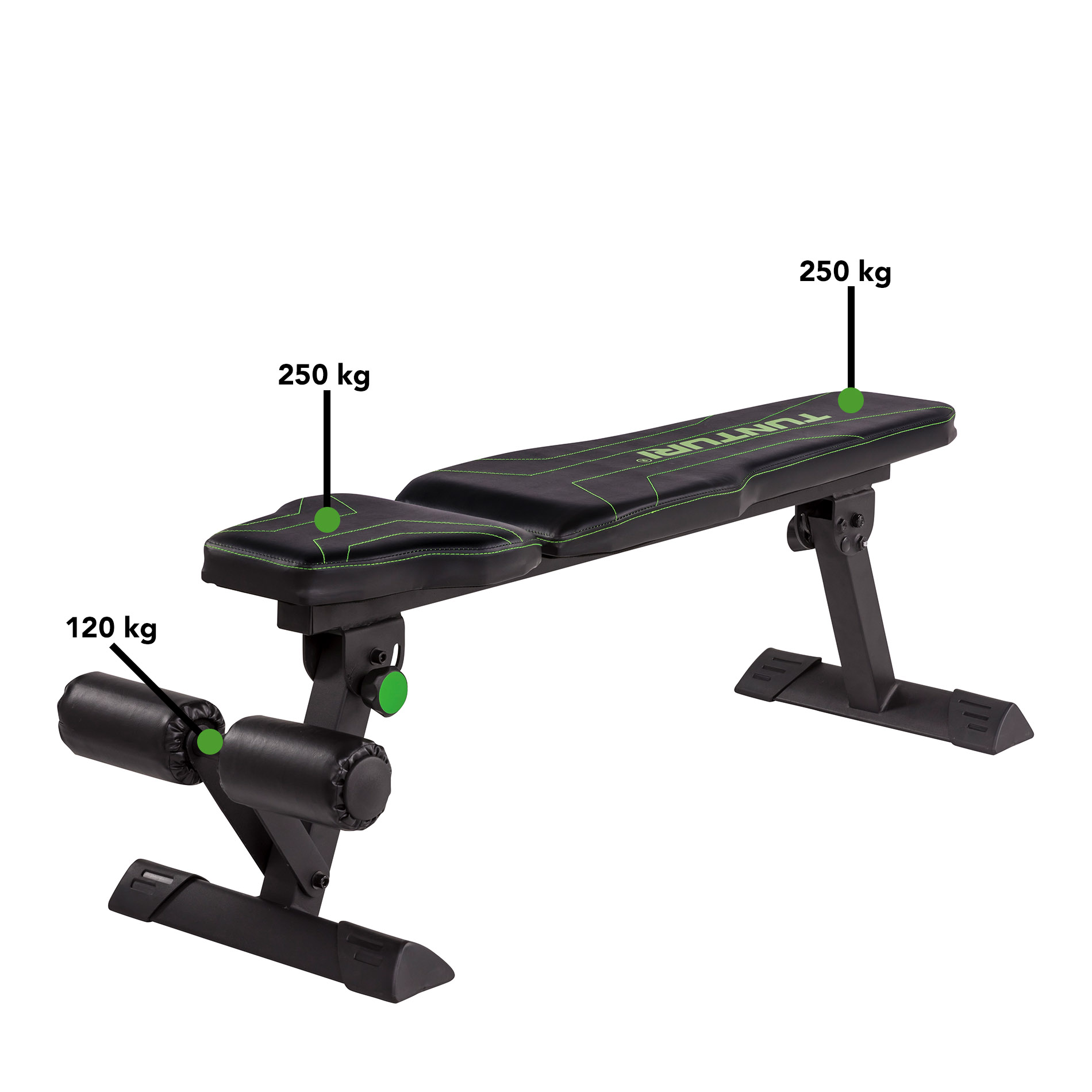 Tõstepink TUNTURI FB80 Flat Bench - Image 5