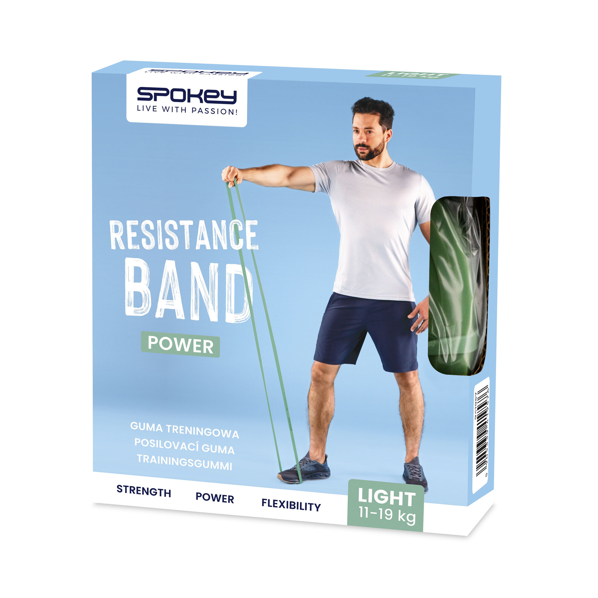 Treeningkumm SPOKEY Power, kerge, roheline - Image 7