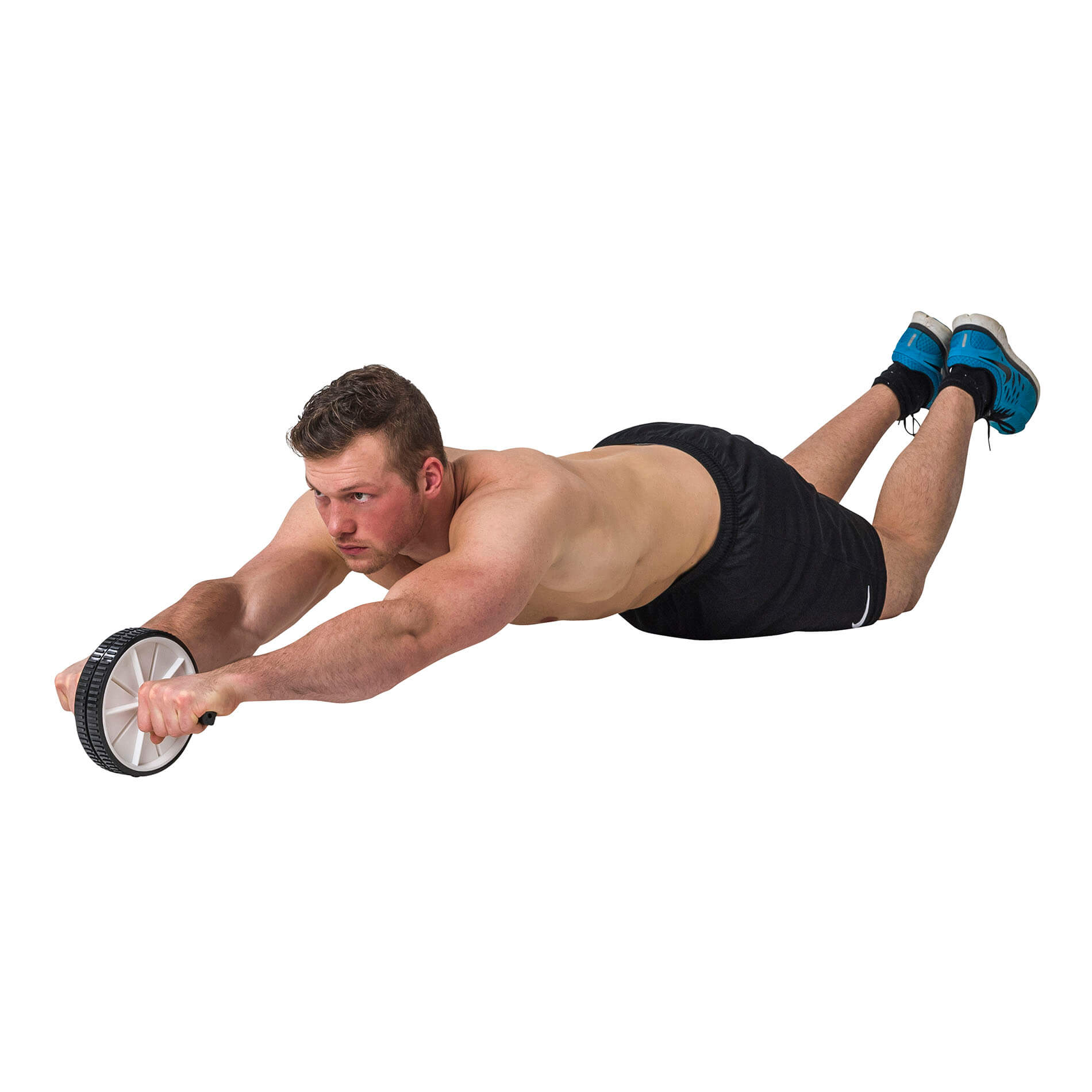 Kõhulihaste treeningrull TUNTURI Double Exercise Wheel - Image 2