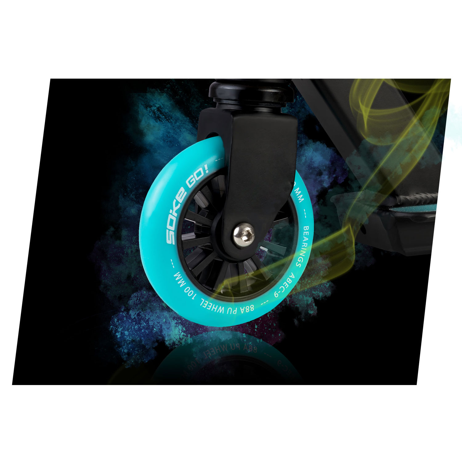 Trikitõukeratas SOKE GO! must-kollane - Image 5