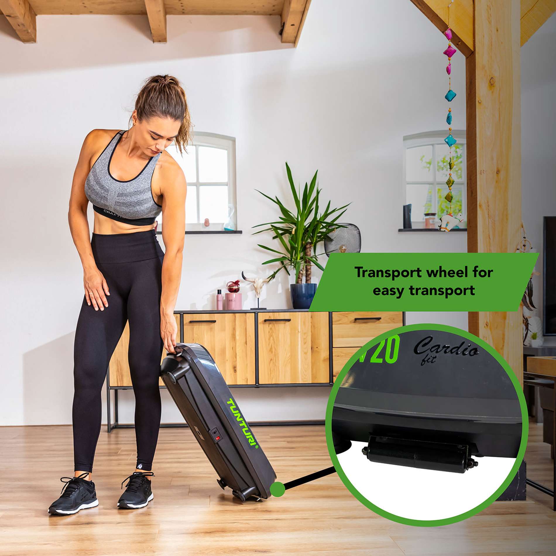 Vibratsiooniplaat TUNTURI Cardio Fit V20 - Image 6
