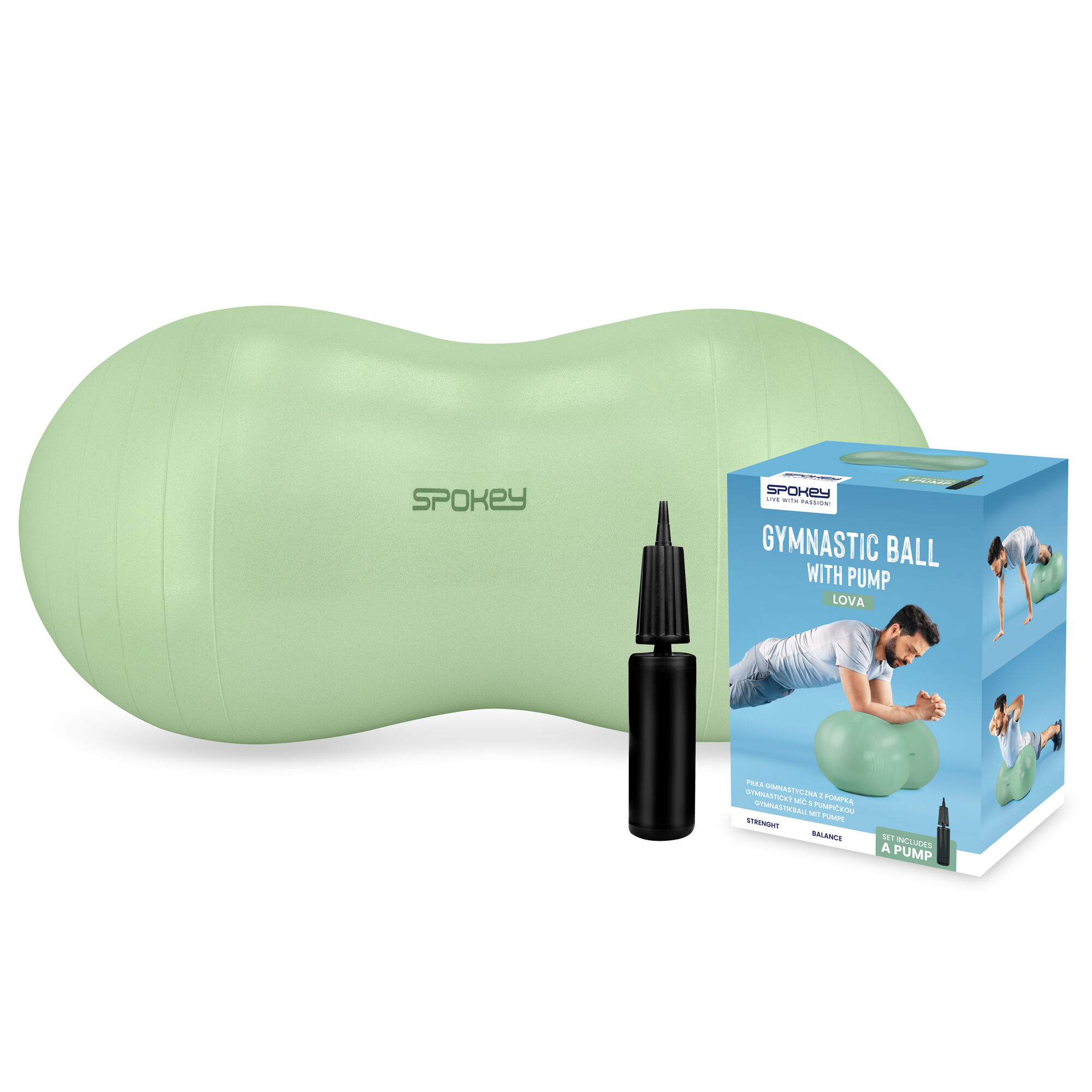 Võimlemispall SPOKEY Lova, roheline - Image 9