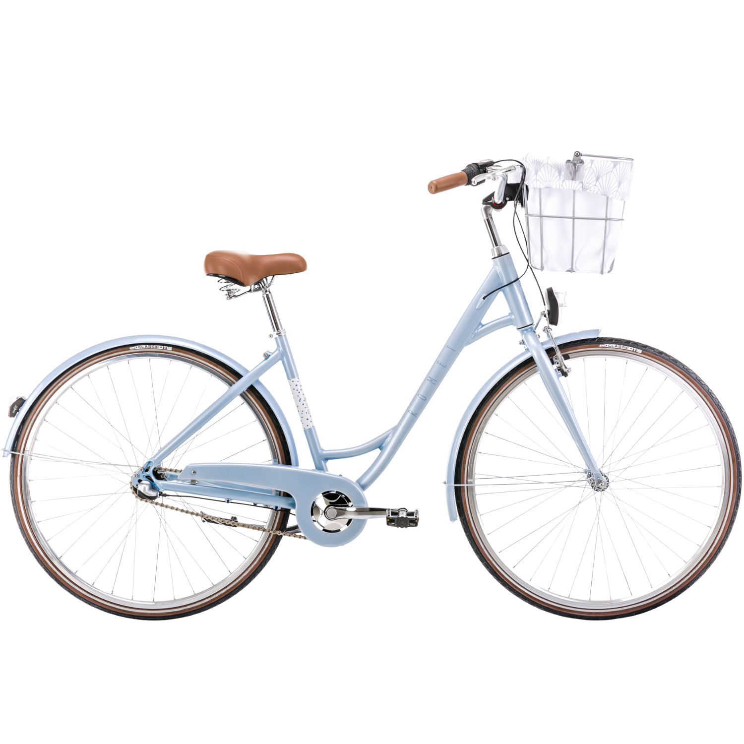 Jalgratas ROMET Pop Art Eco, esikorviga, helesinine (M)