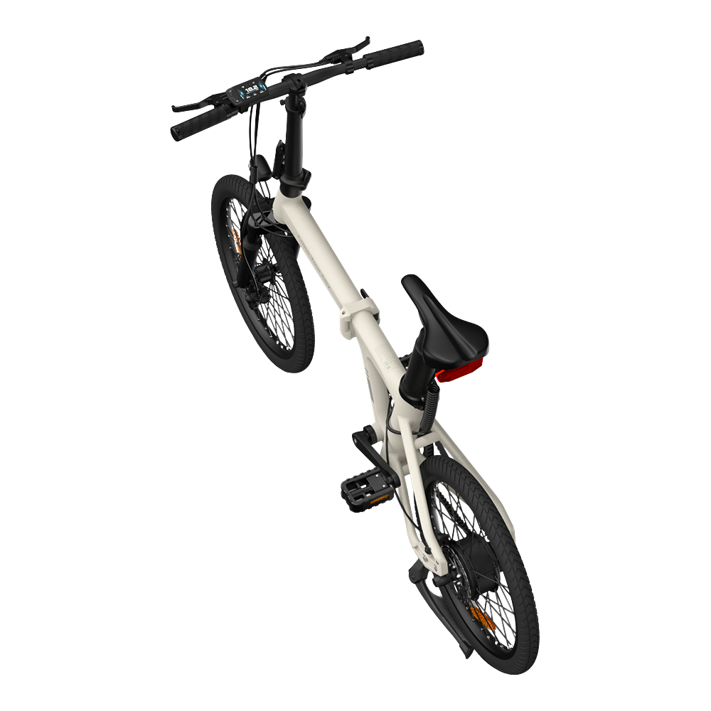 Kokkupandav elektrijalgratas ADO A20S AIR esiamordiga, Ivory (valge) - Image 4