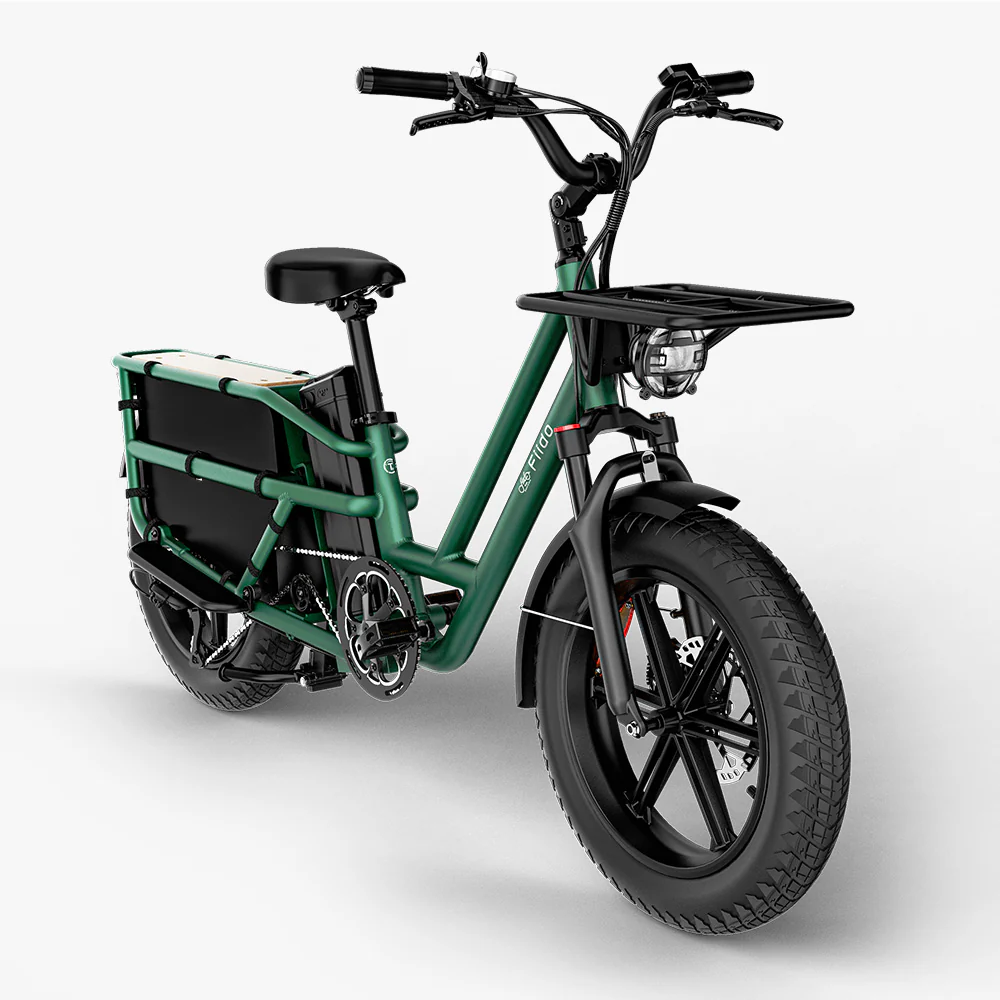 Elektriline kargoratas FIIDO T2 Longtail Cargo, Forest Green - Image 2