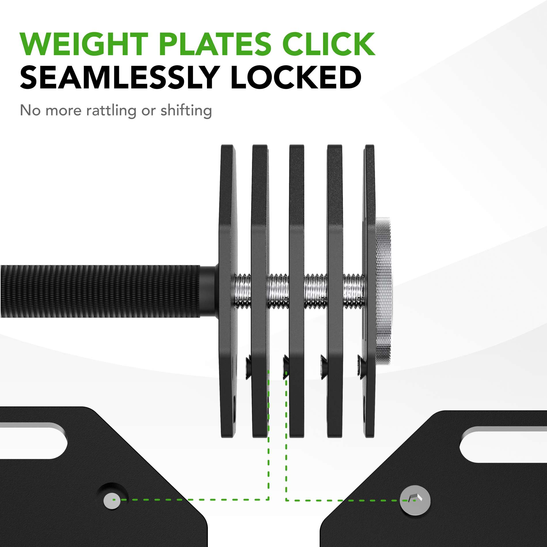 Hantel TUNTURI Rapid Adjustable Dumbbell 20kg - Image 4