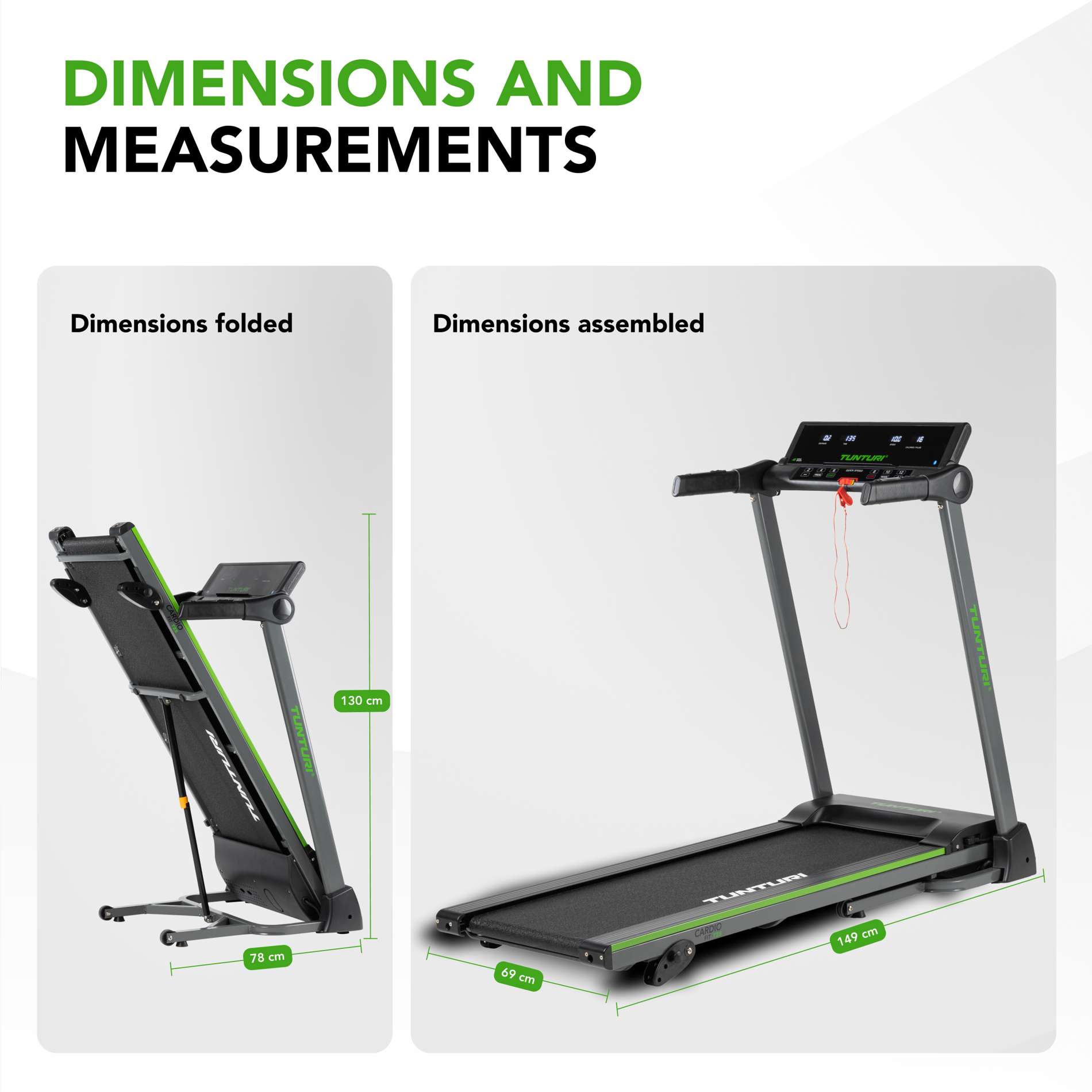 Jooksulint TUNTURI Cardio Fit T25 - Image 2