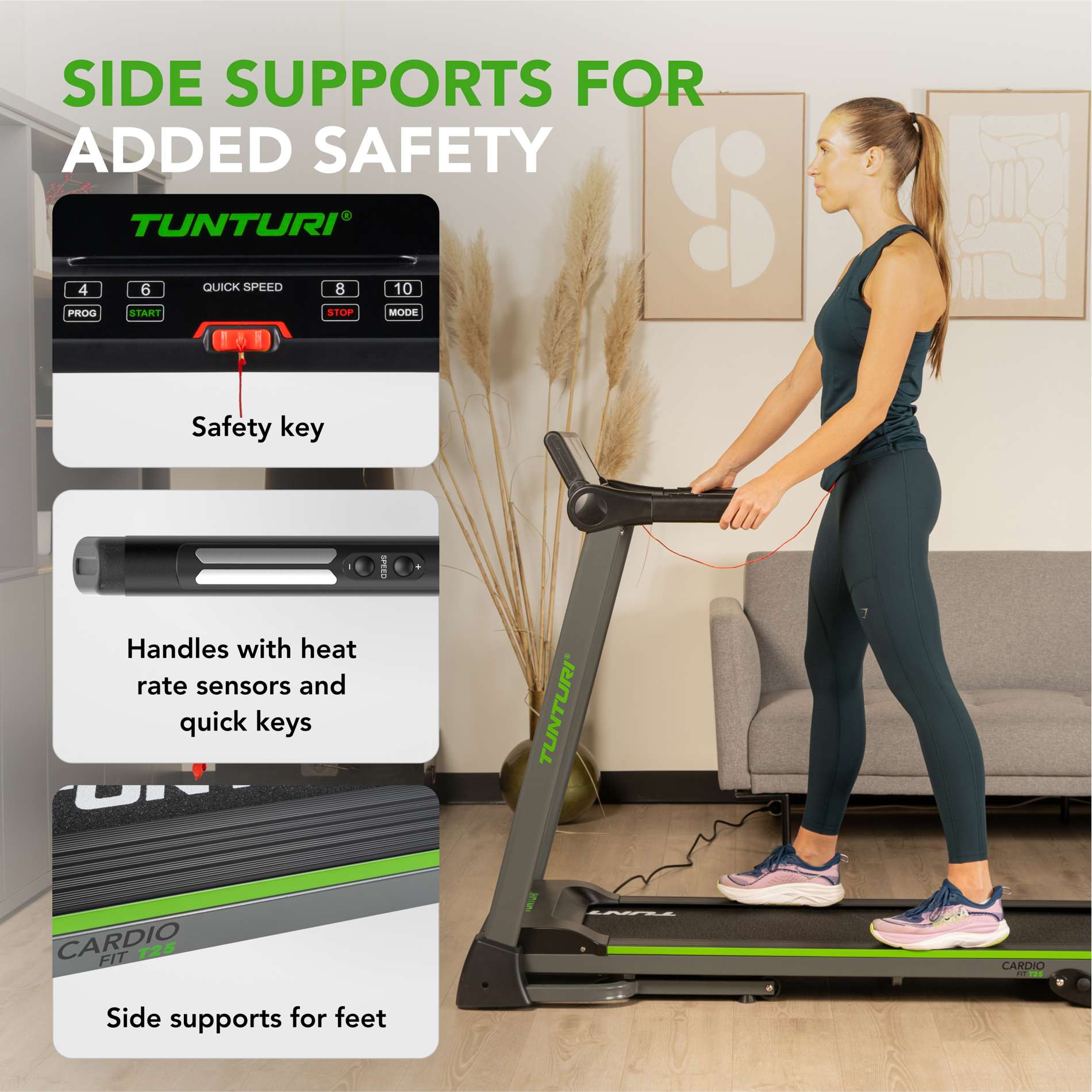 Jooksulint TUNTURI Cardio Fit T25 - Image 5