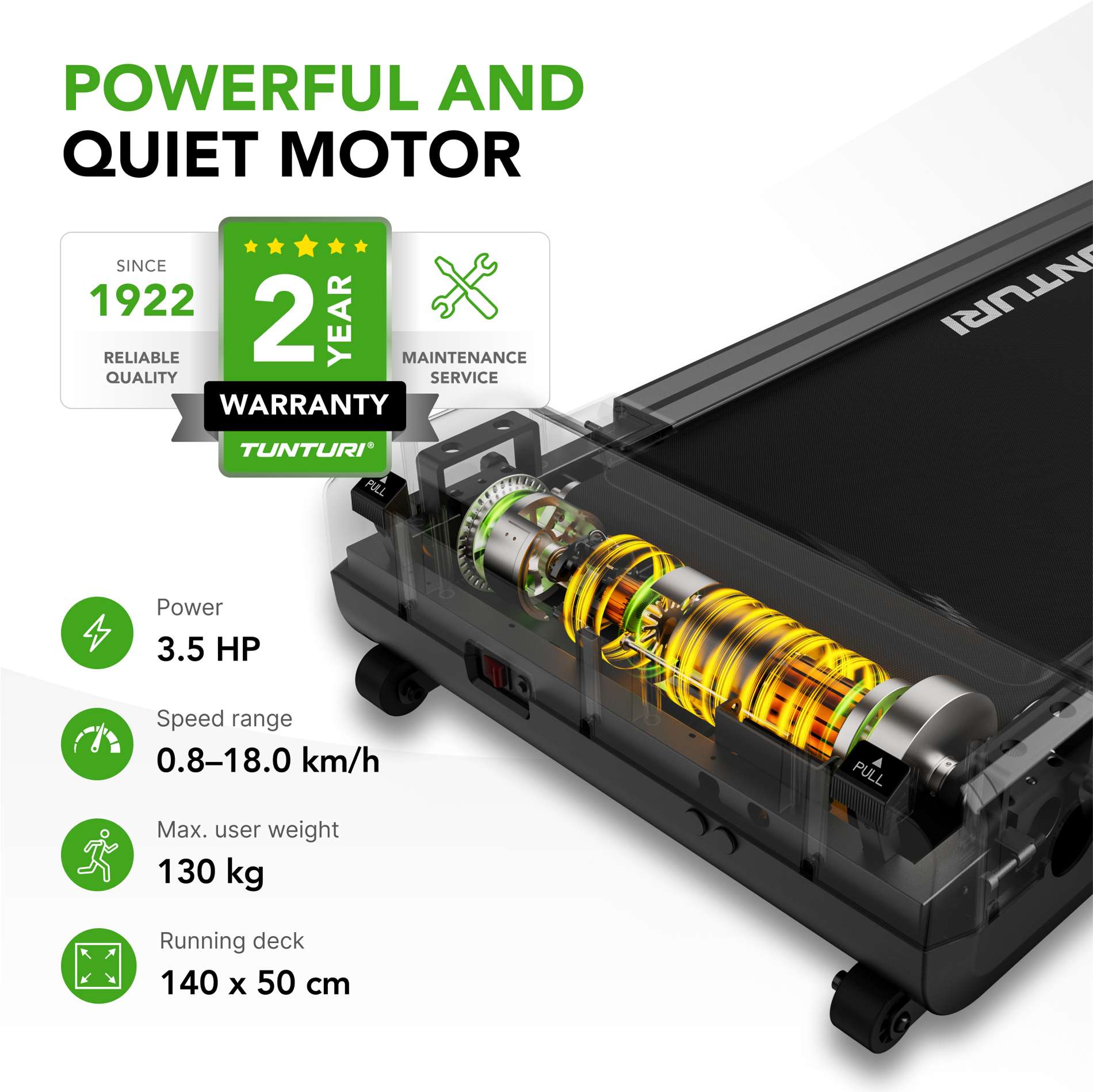 Jooksulint TUNTURI Cardio Fit T60 - Image 6