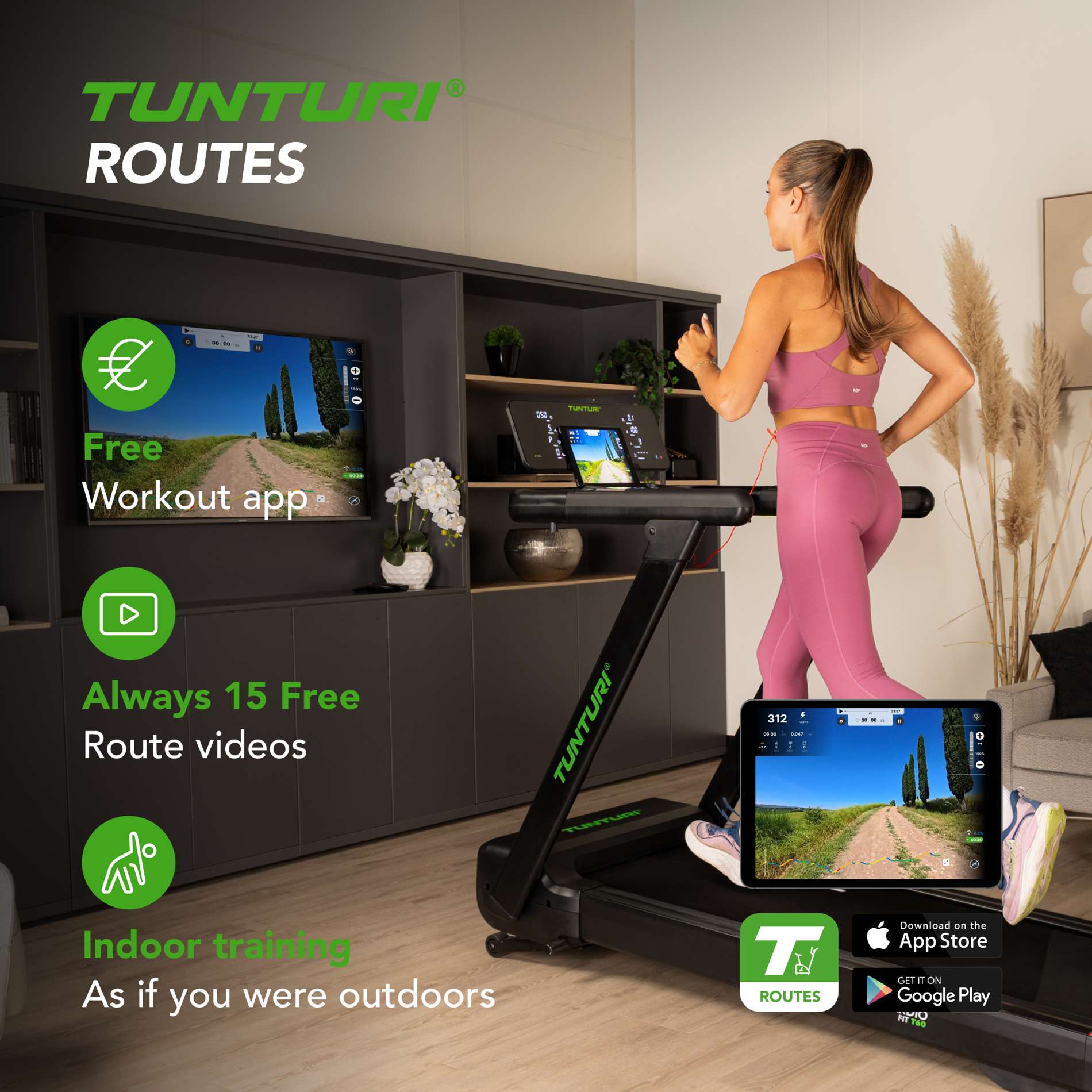 Jooksulint TUNTURI Cardio Fit T60 - Image 9