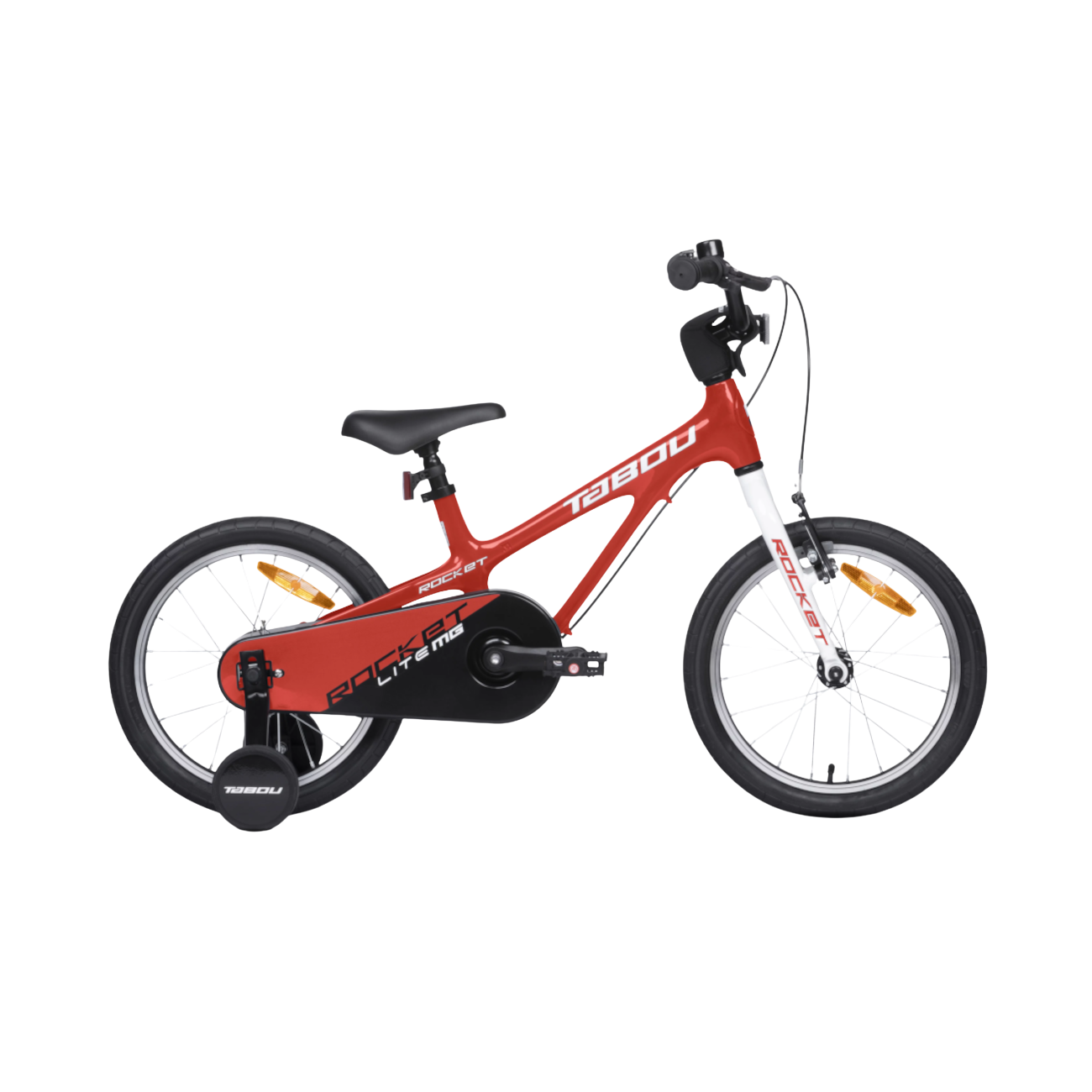 Ülikerge laste jalgratas TABOU Rocket Lite MG, 18" punane-valge