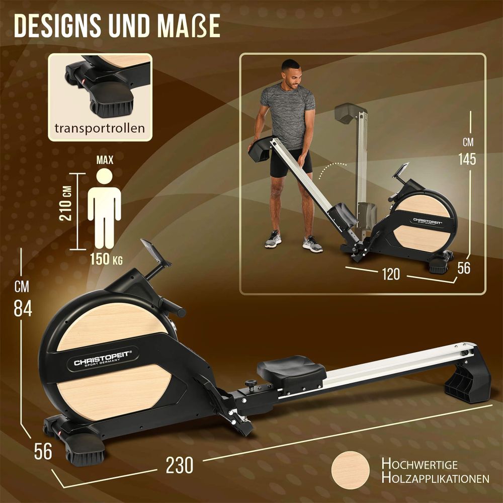 Sõudeergomeeter CHRISTOPEIT Vico - Image 7