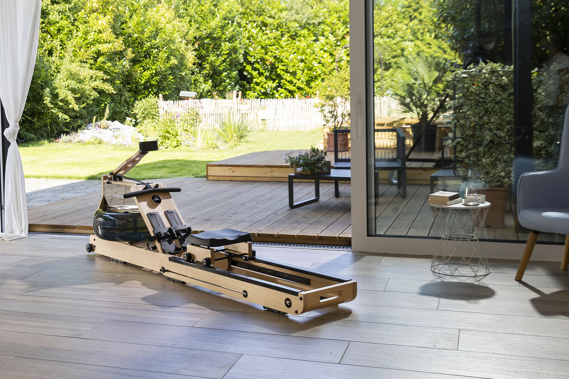 Sõudeergomeeter CHRISTOPEIT WP 5000, tammepuidust - Image 19