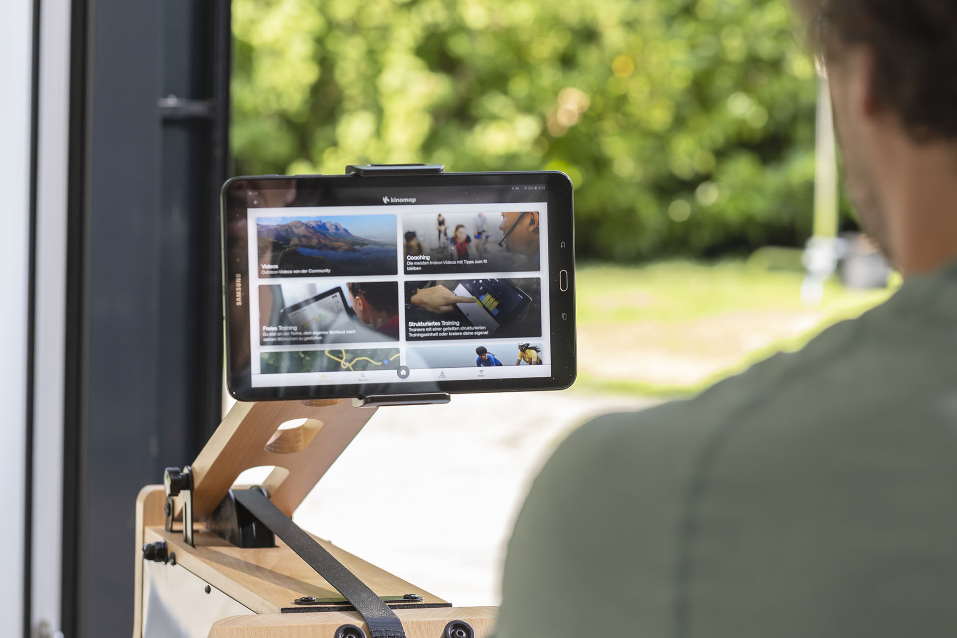 Sõudeergomeeter CHRISTOPEIT WP 5000, tammepuidust - Image 24