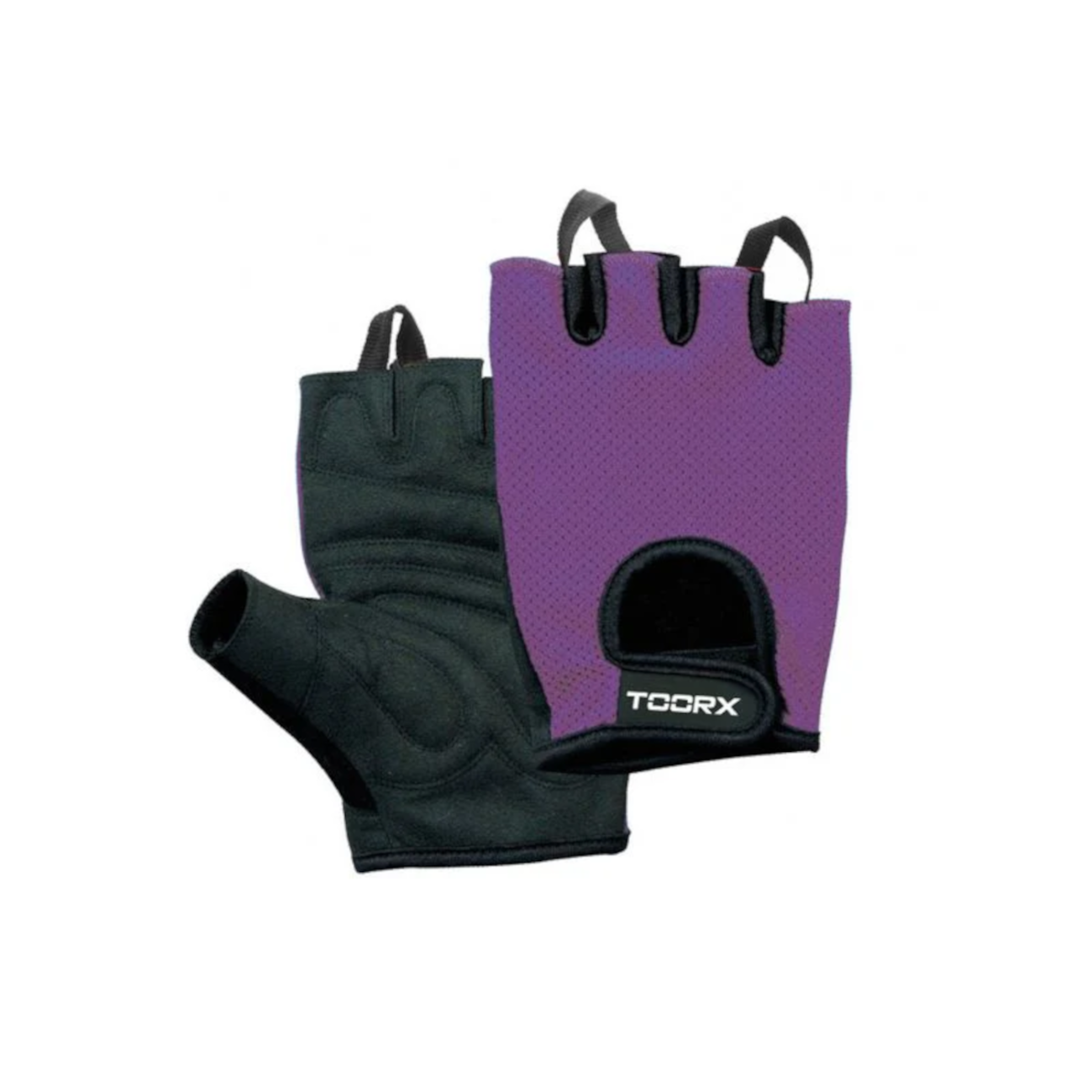Treeningkindad TOORX Weightlifting Gloves, lilla-must (L)