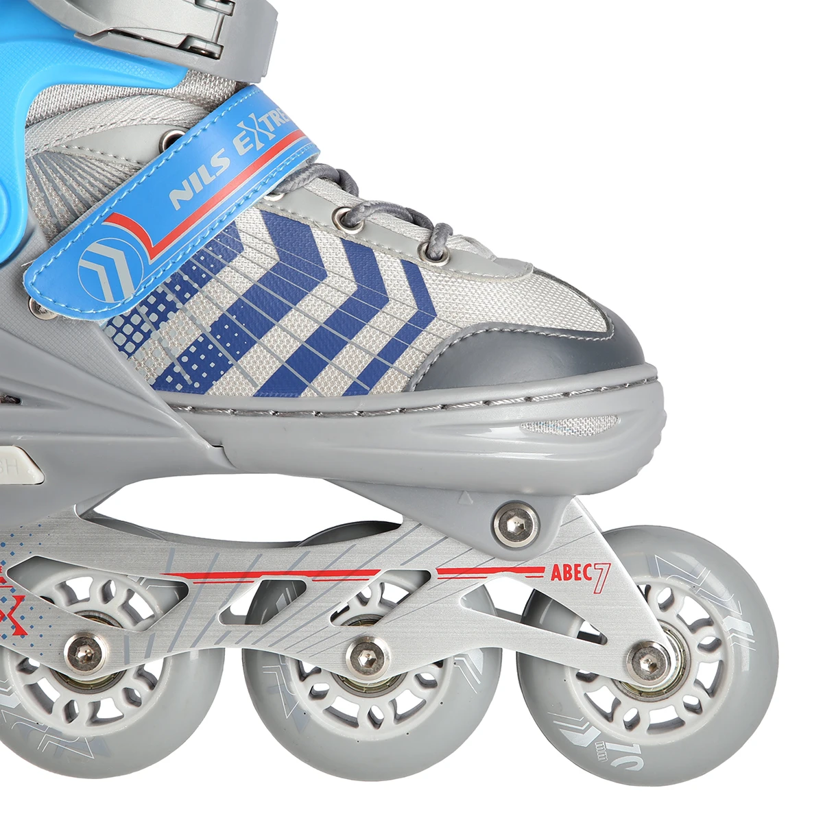 4in1 (rull)uisud NILS EXTREME NH18192 In-line Skates/Hockey Ice Skates, S (29-33), Grey/Blue - Image 11