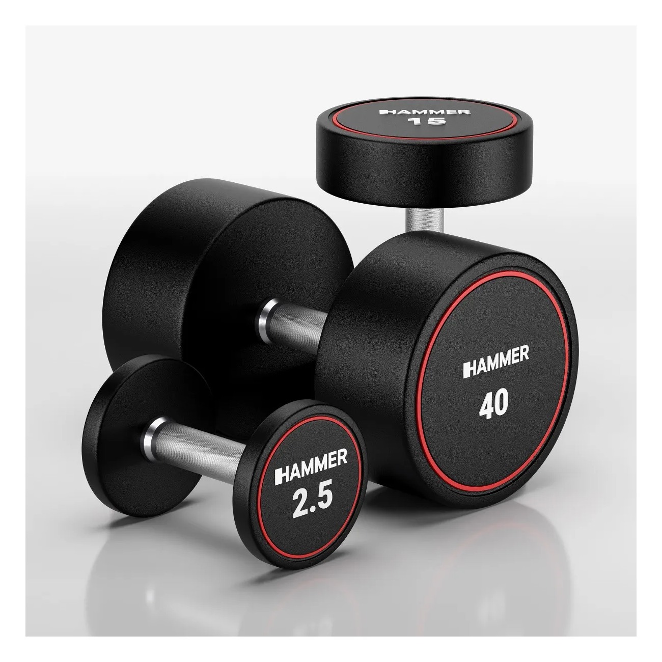 Hantel HAMMER Compact Dumbbell PU 10 kg