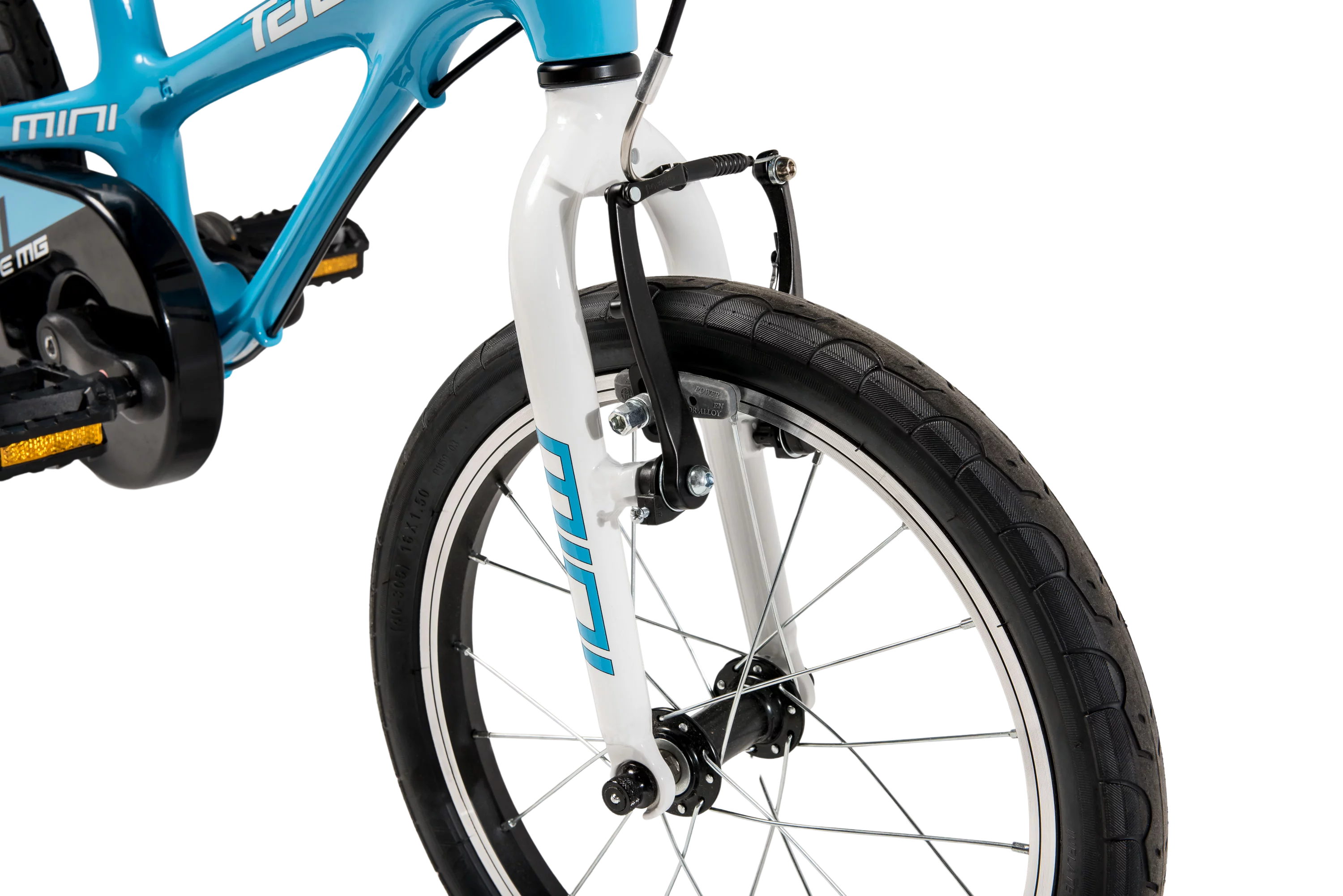 Ülikerge laste jalgratas TABOU Rocket Lite MG, 16" sinine-valge - Image 5