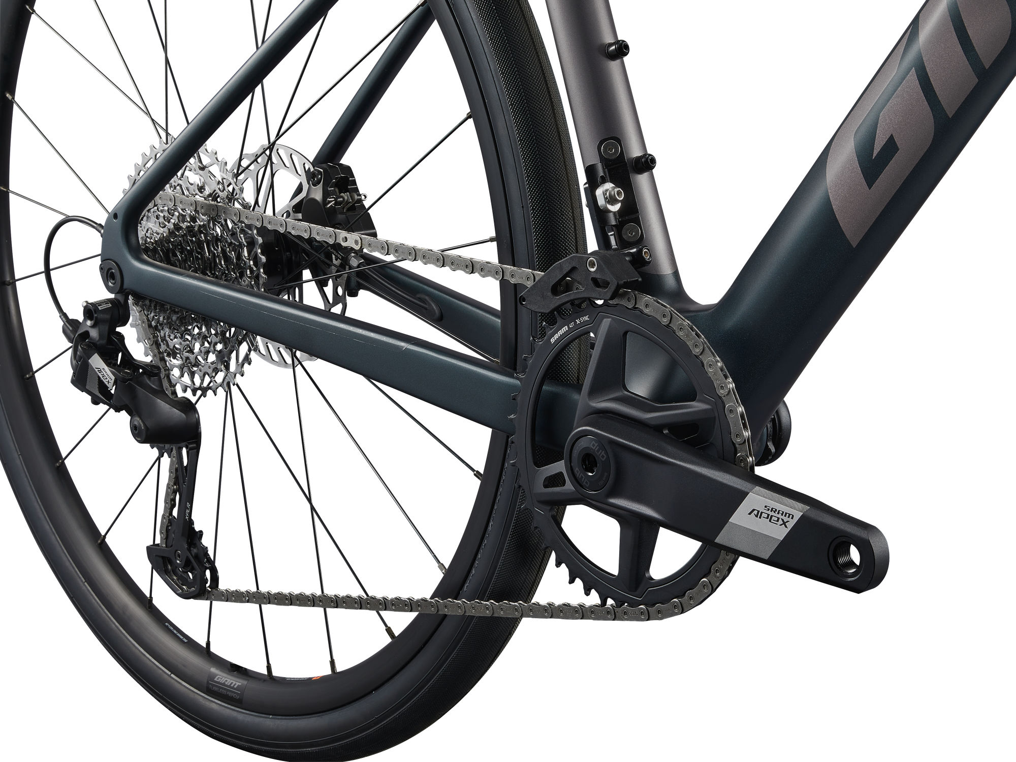 Maanteeratas GIANT FastRoad AR Advanced 1, Asphalt Green (M/L) - Image 4