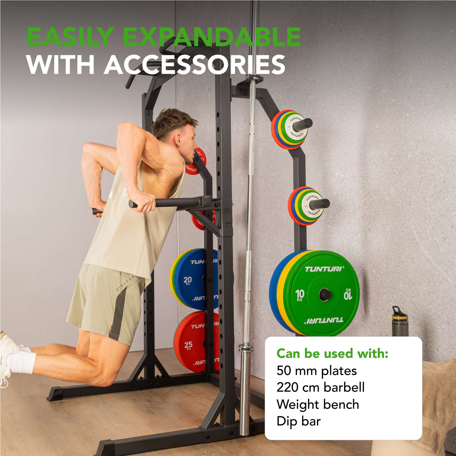 Poolraam TUNTURI HR60 Half Rack - Image 8