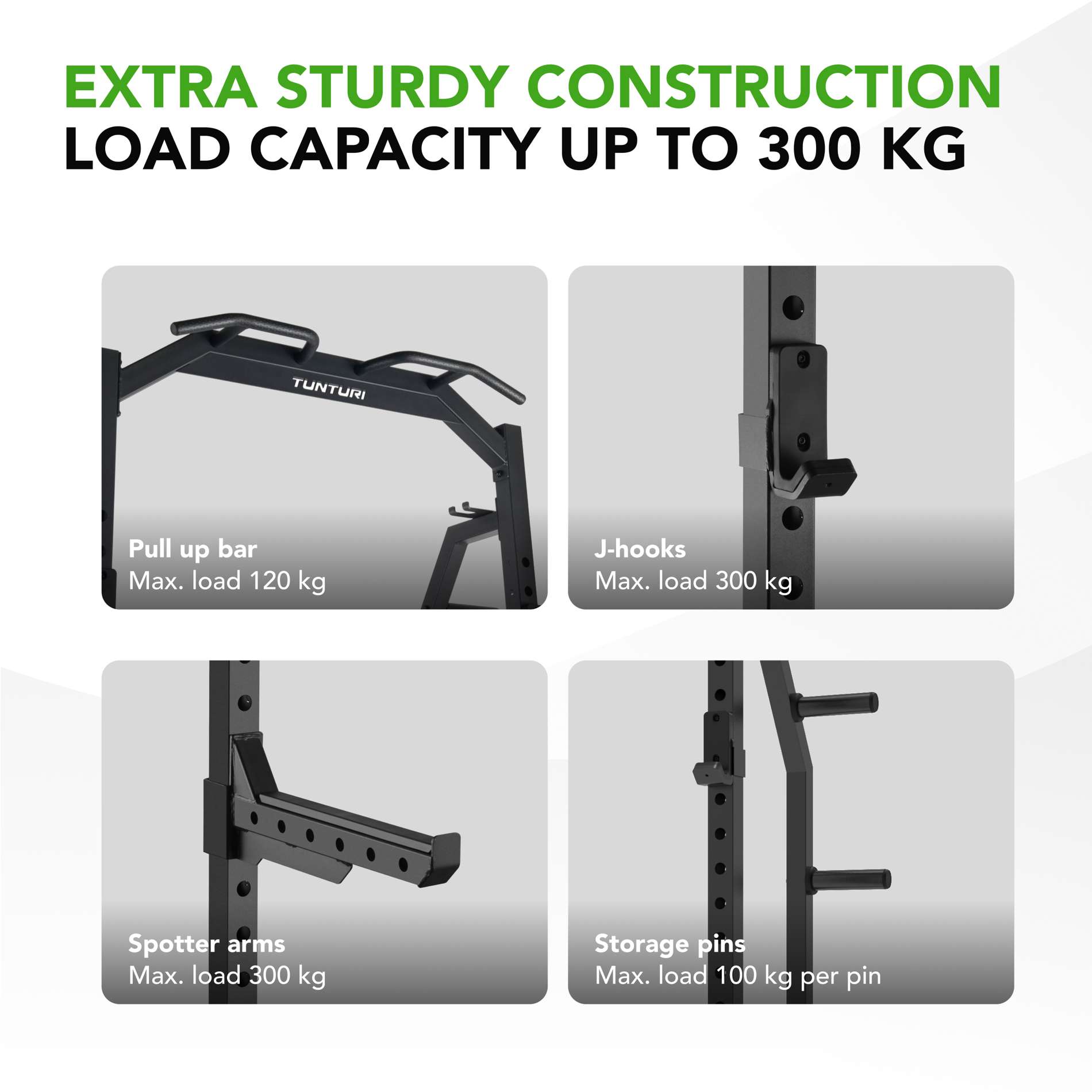 Poolraam TUNTURI HR60 Half Rack - Image 9