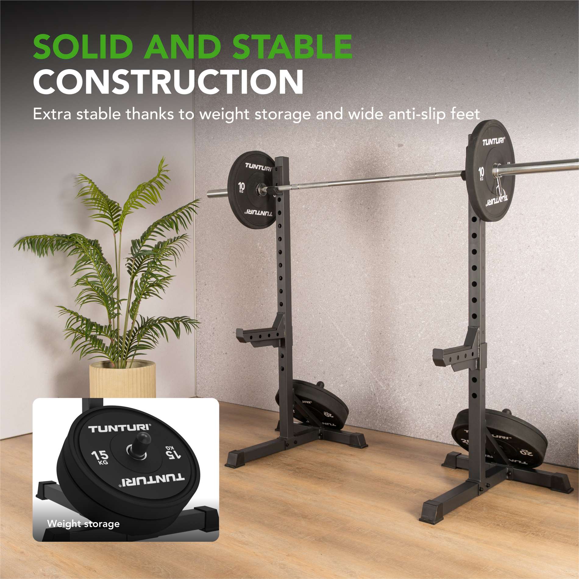 Tõstekangihoidja TUNTURI SS60 Squat Stand - Image 4