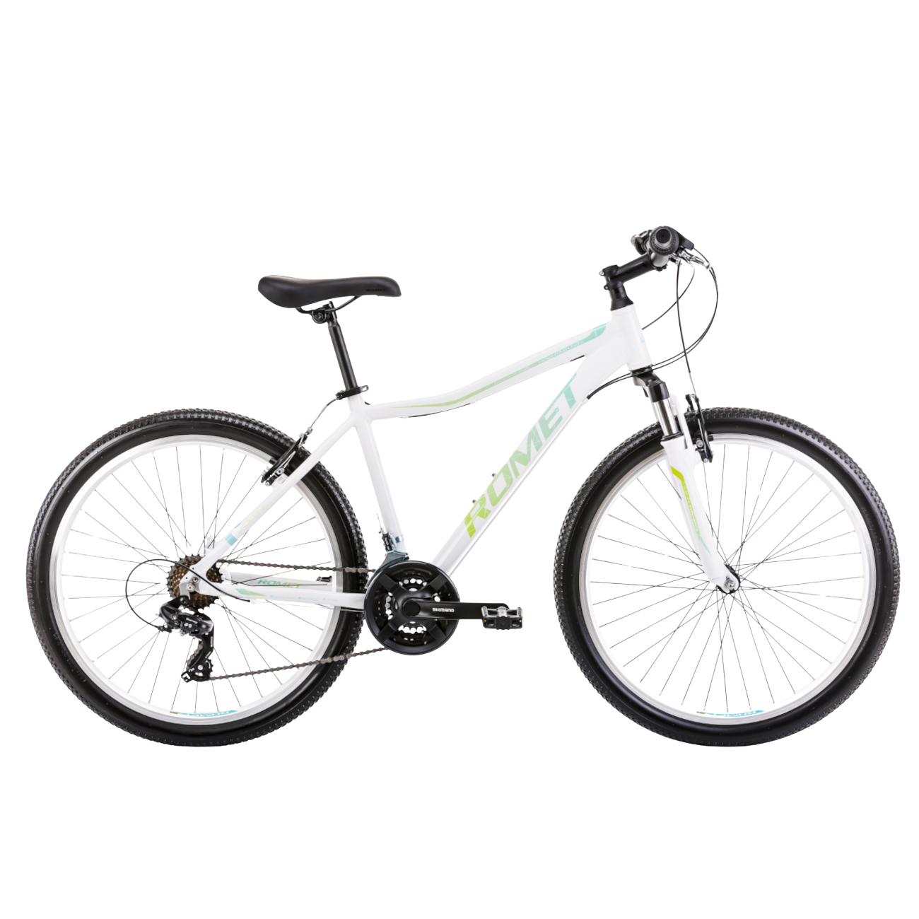 Noorte jalgratas ROMET Jolene 6.0, 26" valge-sinine-roheline (S)