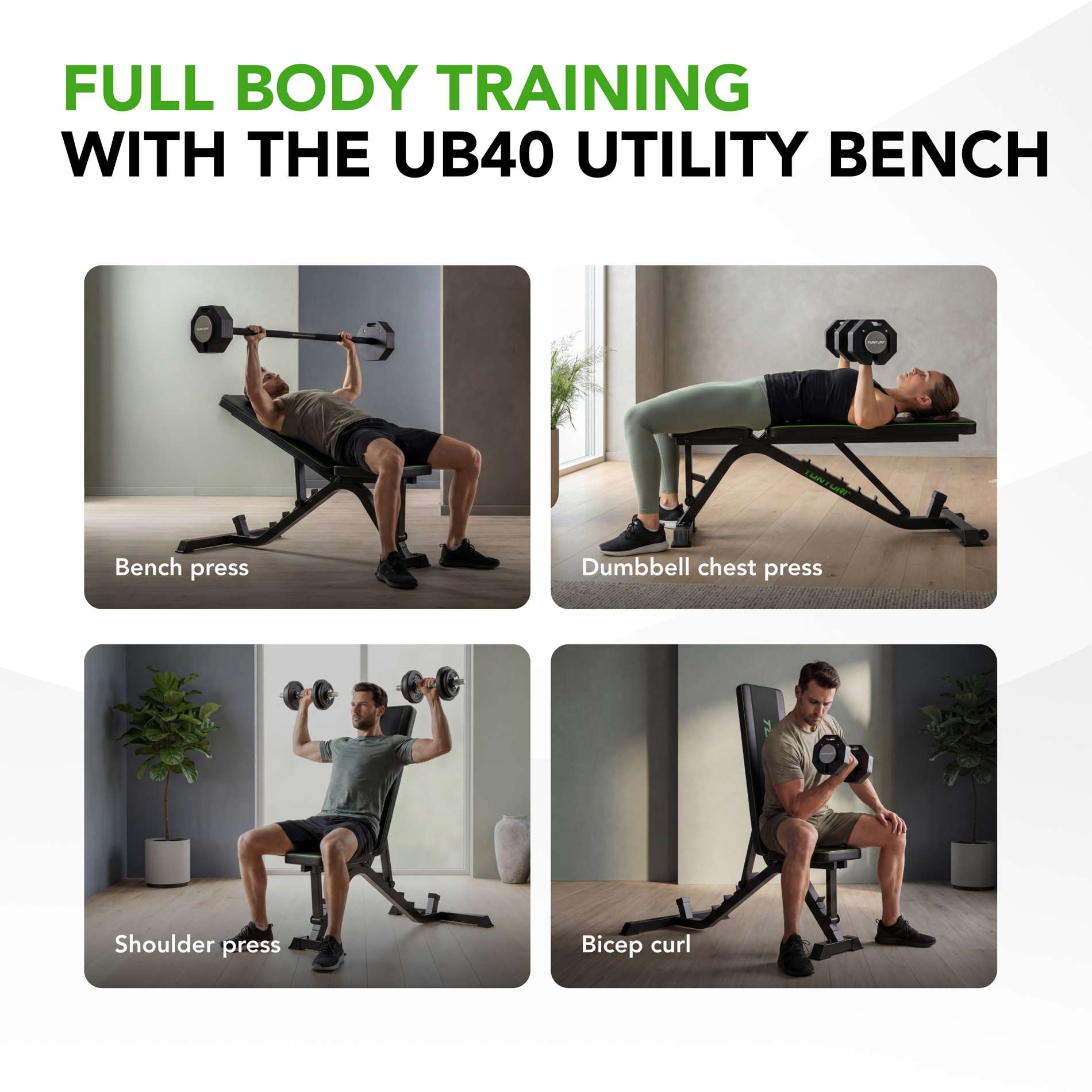 Tõstepink TUNTURI UB40 Utility Bench - Image 5