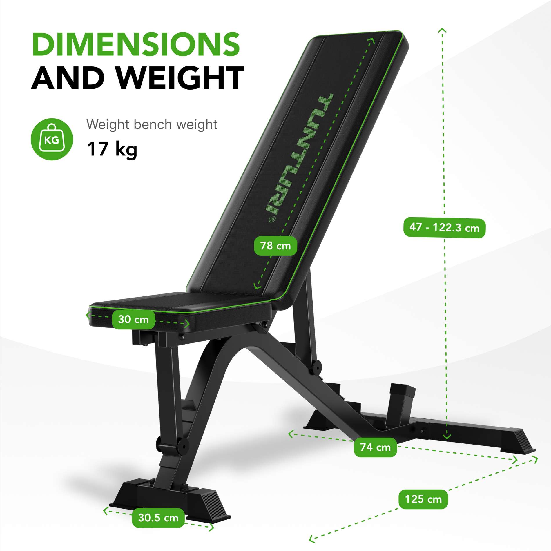 Tõstepink TUNTURI UB40 Utility Bench - Image 3